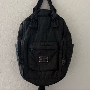 Quilted Marc Jacobs Black Backpack